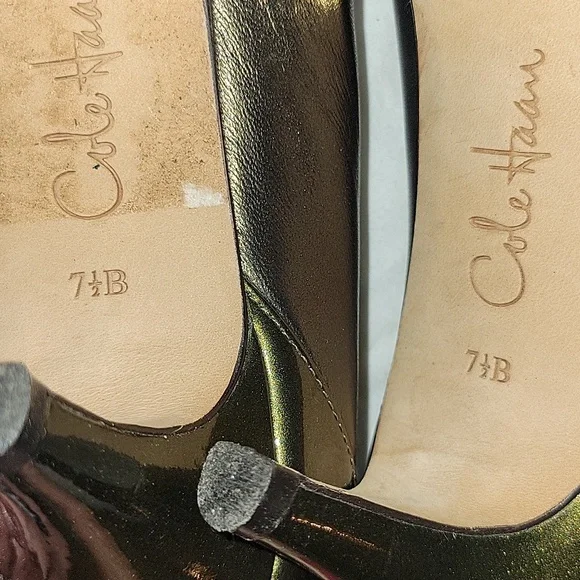 Cole Haan Women's Olive Green Heels - Picture 9 of 12